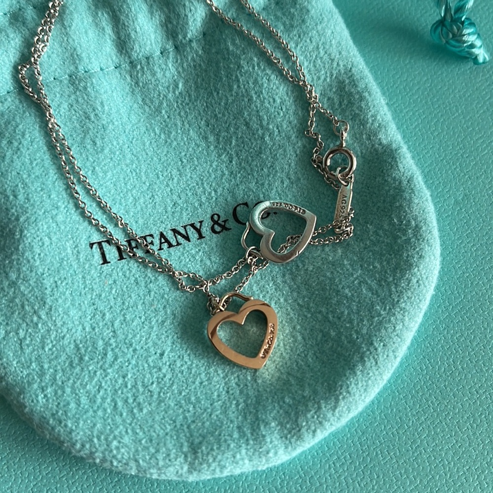 Tiffany & Co. double heart necklace - Picture 12 of 16